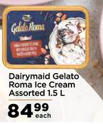 Dairymaid Gelato Roma Ice Cream Assorted-1.5L Each
