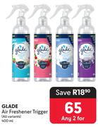 Glade Air Freshener Trigger (All Variants)-For 2 x 400ml