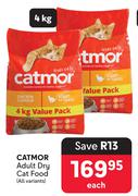 Catmor Adult Dry Cat Food-4Kg Each