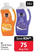 M Tile & Floor Cleaner (All Variants)-For 2 x 1.5L