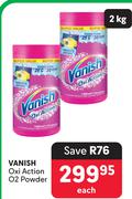 Vanish Oxi Action O2 Powder-2Kg Each