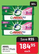 Ariel All In 1 Pods (All Variants)-30's Each