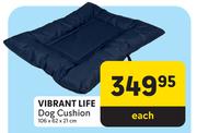 Vibrant Life Dog Cushion 106 x 62 x 21cm-Each