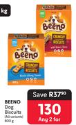 Beeno Dog Biscuits-For 2 x 800g