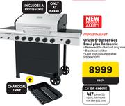 Megamaster Origin 6-Burner Gas Braai Plus Rotisserie 850002071-Each