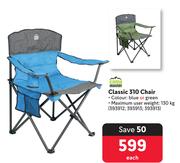 Camp Master Classic 310 Chair  393912, 393913,393913-Each