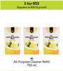 M All Puropse Cleaner Refill-For Any 3 x 750Ltr