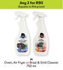M Oven, Air Fryer Or Braai & Grid Cleaner-For Any 2 x 750ml