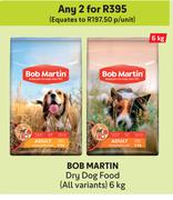 Bob Martin Dry Dog Food (All Variants)-For Any 2 x 6kg