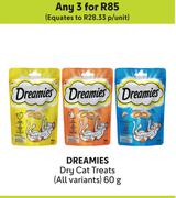 Dreamies Dry Cat Treats (All Variants)-For Any 3 x 60g