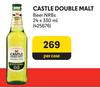 Castle Double Malt Beer NRBs-24 x 330ml Per Case