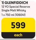Glenfiddich 12 Yo Special Reserve Single Malt Whisky-750ml Each