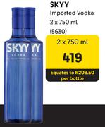 Skyy Imported Vodka-2 x 750ml