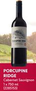 Porcupine Ridge Cabernet Sauvignon-750ml Each