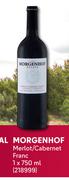 Morgenhof Merlot/Cabernet Franc-750ml Each