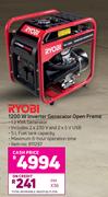 Ryobi 1200W Inverter Generator Open Frame