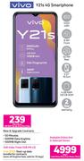 Vivo Y21s 4G Smartphone-On 1GB Red Top Up Core More Data