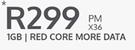Huawei Nova 9 SE 128GB-On 1GB Red Core More Data (36 Months)