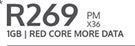 Huawei Nova 8i 128GB-On 1GB Red Core More Data (36 Months)
