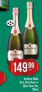 Graham Beck Brut, Brut Rose Or Bliss Demi Sec-750ml Each