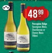 Porcupine Ridge Sauvignon Blanc, Chardonnay Or Chenin Blanc-750ml Each