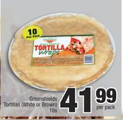Greenshields Tortillas(White Or Brown)-10s Per Pack