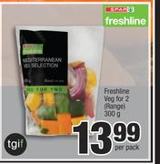 Freshline Veg For 2-300g Per Pack