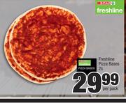 Freshline Pizza Bases-2s Per Pack