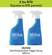 Milton Sterilising Surface Trigger Spray-For Any 2 x 500ml