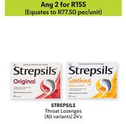 Strepsils Throat Lozenges (All Variants)-For Any 2 x 24's Pack