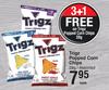 Trigz Popped Corn Chips Assorted-28g Each