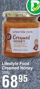 Lifestyle Food Creamed Honey-350g