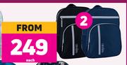Aspen 3 Division Backpack Black Or Navy-Each