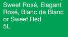 Namaqua Sweet Rose, Elegant Rose, Blanc De Blanc Or Sweet Red-5Ltr Each
