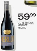 Olive Brook Merlot-750ml