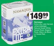Namaqua Sweet Rose, Elegant Rose, Blanc De Blanc Or Sweet Red-5Ltr Each