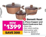 Bennett Read 6 Piece Copper & Rock Cookware Set