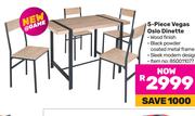 5 Piece Vegas Oslo Dinette