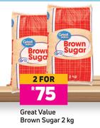 Great Value Brown Sugar-For 2 x 2kg