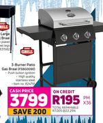 Expert Grill 3 Burner Patio Gas Braai FSBG0090