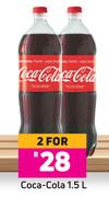 Coca Cola-For 2 x 1.5L 