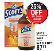 Scott's Emulsion Syrup-200ml