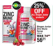 Biogen Junior Zinc Mune Syrup-200ml