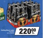 Carling Black Label Handies-24 x 340ml Per Case