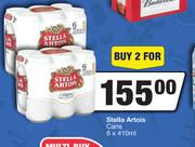 Stella Artois Cans-For 2 x 6 x 410ml