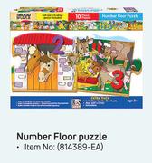 Number Floor Puzzle-Each