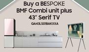 Bespoke BMF Combi Unit Plus 43" Serif TV QA43LS01BAKXXA