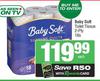 Baby Soft Toilet Tissue 2 Ply-18s Pack