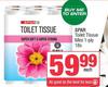 Spar Toilet Tissue Mini 1 Ply-18s Pack