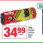 Tuffy Budget Refuse Bags-20's Pack